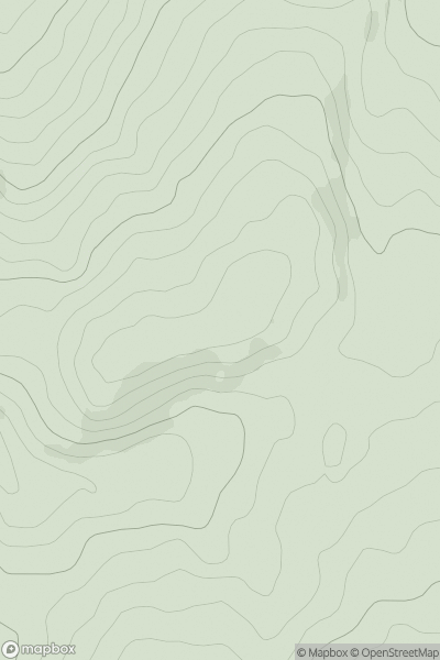 Thumbnail image for Ely Brow showing contour plot for surrounding peak
