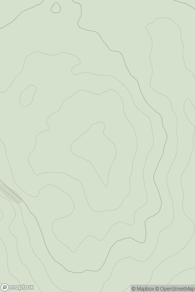 Thumbnail image for Hawks Low showing contour plot for surrounding peak