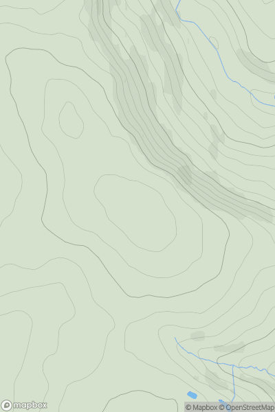 Thumbnail image for Badger Edge showing contour plot for surrounding peak