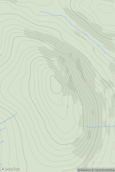 Thumbnail image for Meikle Bin showing contour plot for surrounding peak