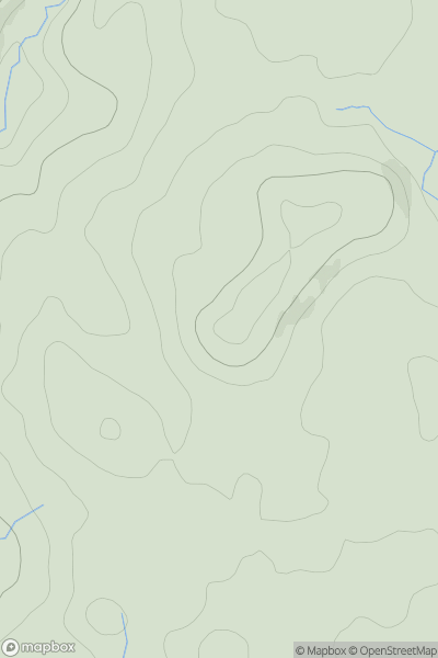 Thumbnail image for Holden Moor (Whelp Stone Crag) showing contour plot for surrounding peak