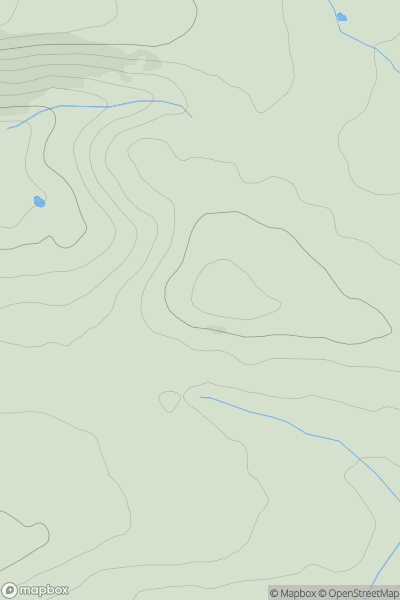 Thumbnail image for Wood Royd Hill showing contour plot for surrounding peak