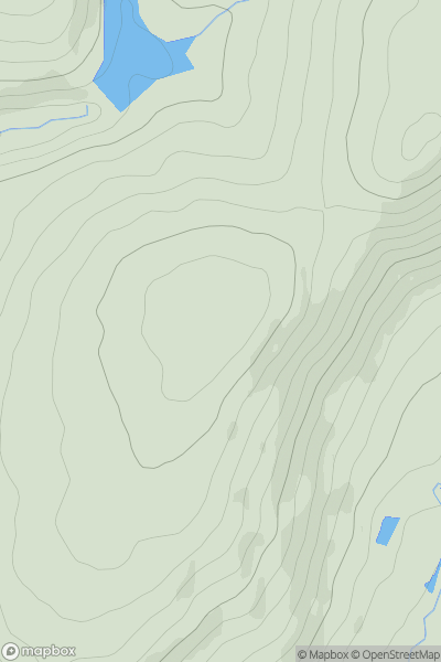 Thumbnail image for Ox Hey Top showing contour plot for surrounding peak