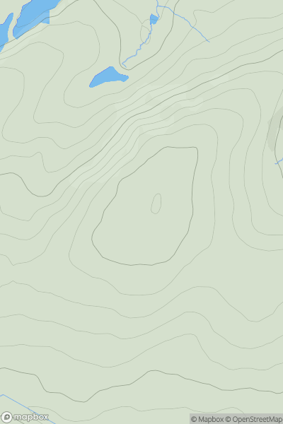 Thumbnail image for Hawshaw Hill showing contour plot for surrounding peak