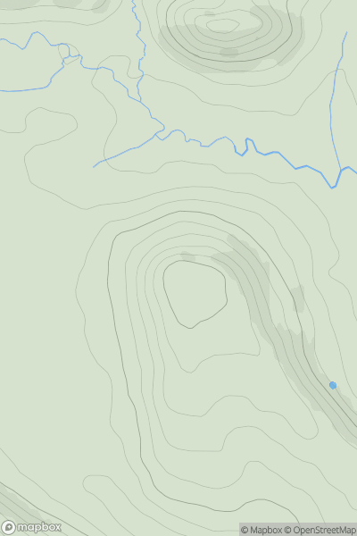 Thumbnail image for Nab End showing contour plot for surrounding peak