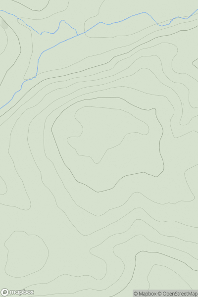 Thumbnail image for The Hills showing contour plot for surrounding peak