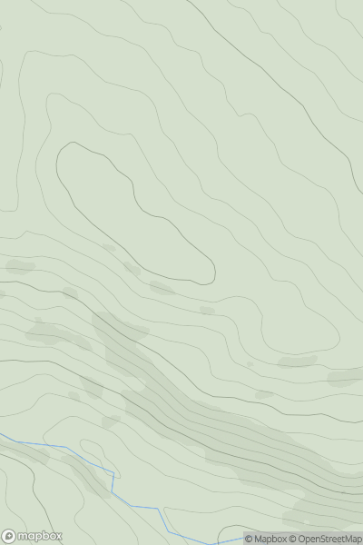 Thumbnail image for Whitwell Moor showing contour plot for surrounding peak