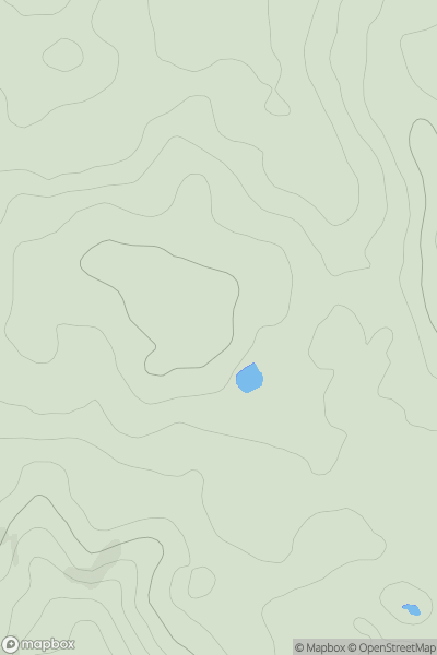 Thumbnail image for Longcliffe Hill showing contour plot for surrounding peak