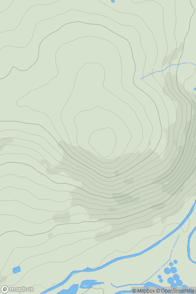 Thumbnail image for Wharmton showing contour plot for surrounding peak