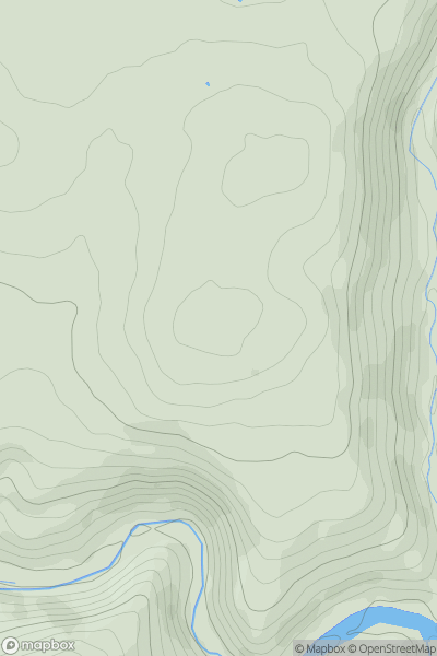 Thumbnail image for Littonslack Hill showing contour plot for surrounding peak