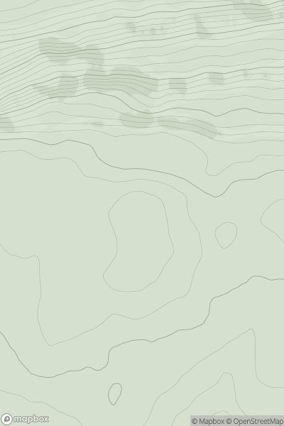 Thumbnail image for Carleatheran showing contour plot for surrounding peak