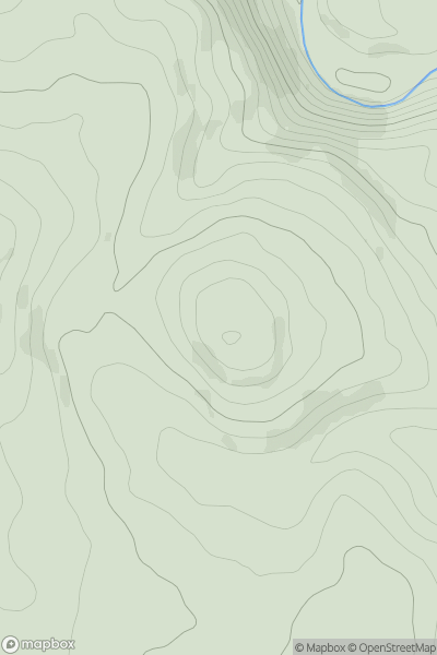 Thumbnail image for Hazelton Clump showing contour plot for surrounding peak