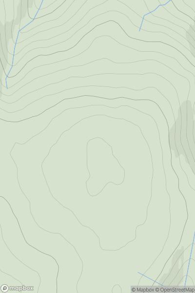 Thumbnail image for Steele's Knowe showing contour plot for surrounding peak