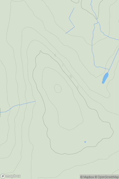 Thumbnail image for Rushton's Height showing contour plot for surrounding peak