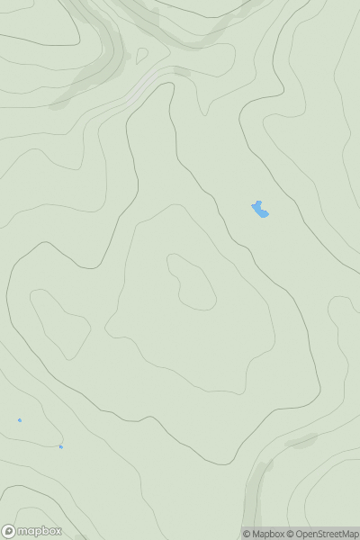 Thumbnail image for Hartington Hill showing contour plot for surrounding peak
