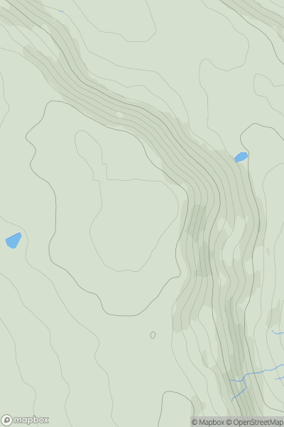 Thumbnail image for Cocking Tor showing contour plot for surrounding peak