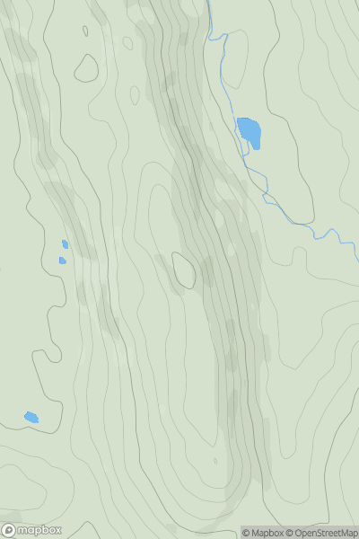 Thumbnail image for Kerridge Hill showing contour plot for surrounding peak