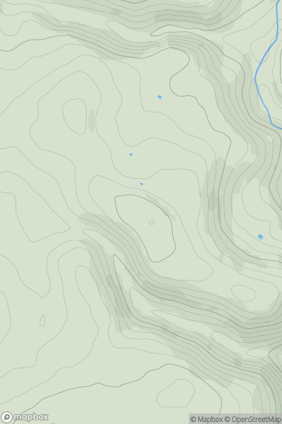 Thumbnail image for Stanshope Pasture showing contour plot for surrounding peak