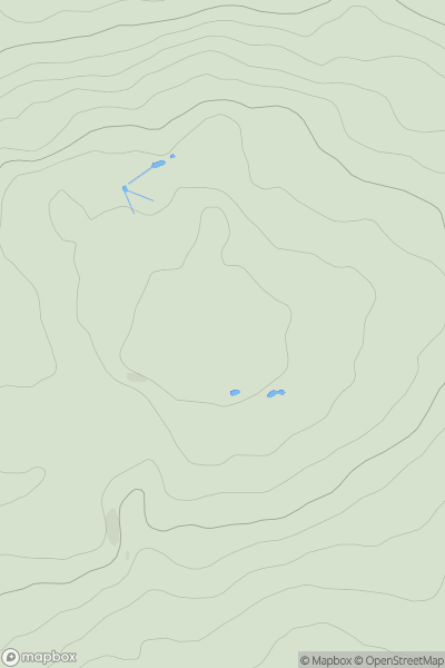 Thumbnail image for Branshaw Moor showing contour plot for surrounding peak