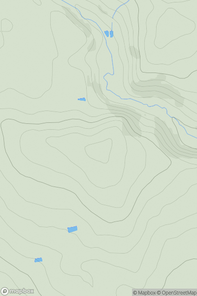 Thumbnail image for Birtle Hill showing contour plot for surrounding peak