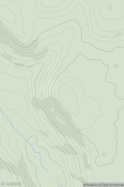 Thumbnail image for Bleak Hill showing contour plot for surrounding peak