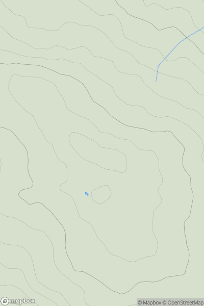 Thumbnail image for Hunger Hill showing contour plot for surrounding peak
