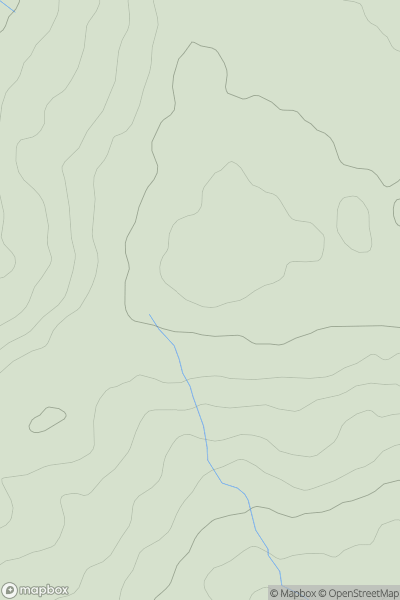 Thumbnail image for Emley Moor showing contour plot for surrounding peak