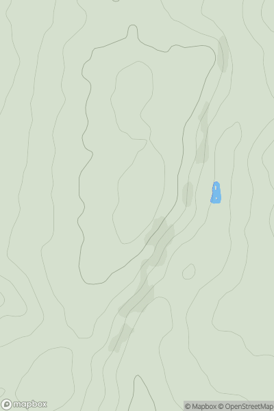 Thumbnail image for Kniveden Hill showing contour plot for surrounding peak