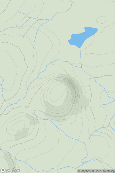 Thumbnail image for Duncolm showing contour plot for surrounding peak