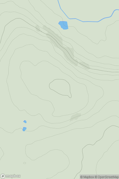 Thumbnail image for Moss Gate showing contour plot for surrounding peak