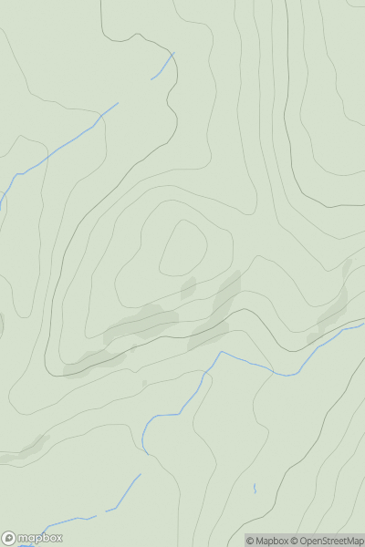 Thumbnail image for Moy Hill showing contour plot for surrounding peak