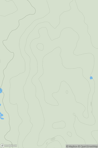 Thumbnail image for Park Hall Hill (old GR) showing contour plot for surrounding peak