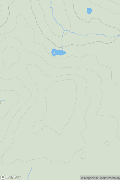 Thumbnail image for Badger Moor showing contour plot for surrounding peak