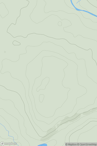 Thumbnail image for Disley Hill showing contour plot for surrounding peak