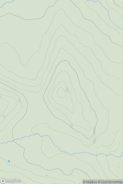 Thumbnail image for Ashover Hay showing contour plot for surrounding peak