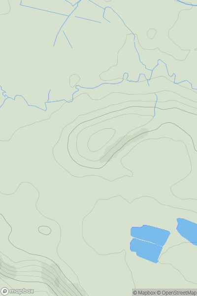 Thumbnail image for The Folly showing contour plot for surrounding peak