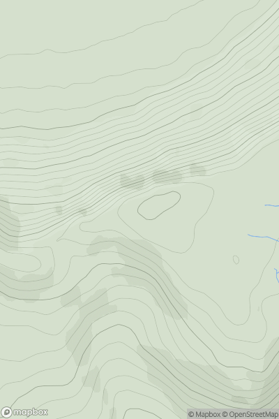 Thumbnail image for Benarty Hill showing contour plot for surrounding peak