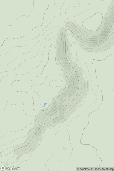 Thumbnail image for Bulkeley Hill showing contour plot for surrounding peak