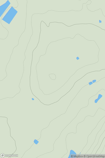 Thumbnail image for Pike Lowe showing contour plot for surrounding peak