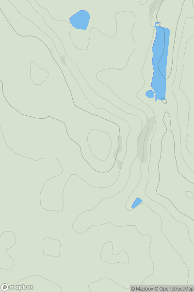 Thumbnail image for Ashenough Hill showing contour plot for surrounding peak