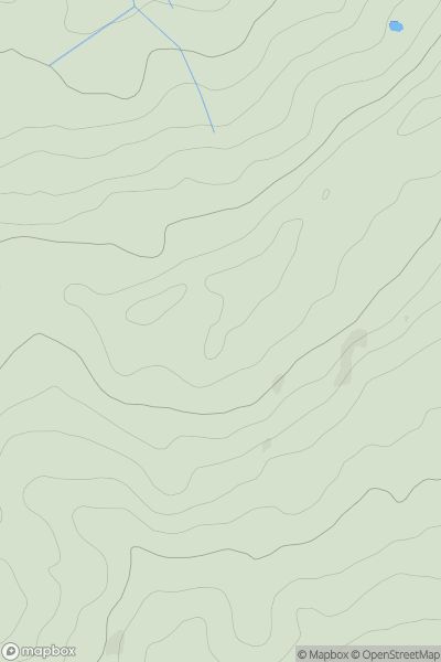 Thumbnail image for Hoyland Hill showing contour plot for surrounding peak