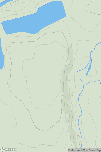 Thumbnail image for Barnacre Moor showing contour plot for surrounding peak