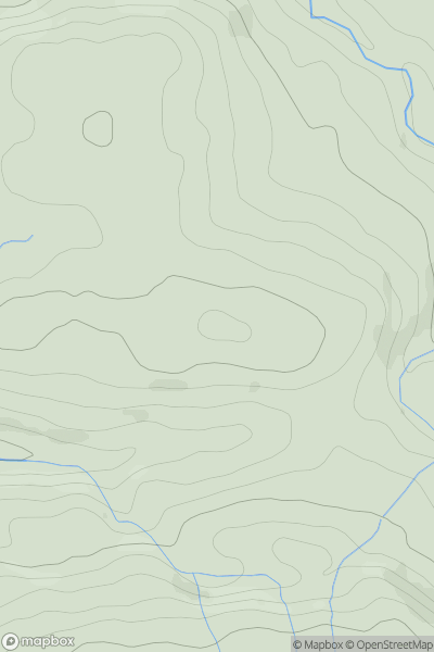 Thumbnail image for The Cragg showing contour plot for surrounding peak