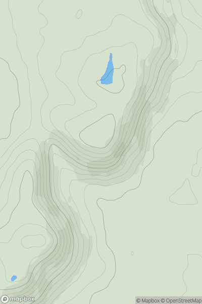 Thumbnail image for Peckforton Point showing contour plot for surrounding peak