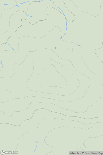 Thumbnail image for Champany Hill showing contour plot for surrounding peak