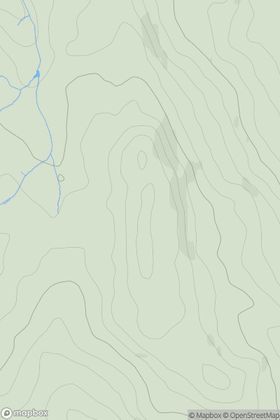 Thumbnail image for Firestone Hill showing contour plot for surrounding peak