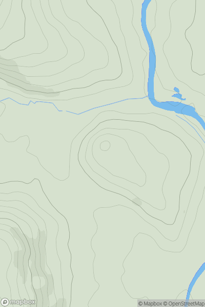 Thumbnail image for Hare Knoll showing contour plot for surrounding peak