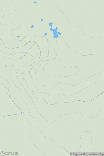 Thumbnail image for Whitmore Heath showing contour plot for surrounding peak
