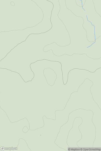 Thumbnail image for Potter Holes Hill showing contour plot for surrounding peak
