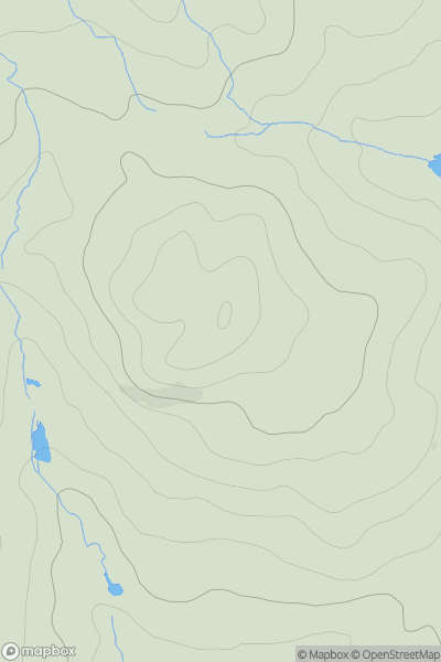 Thumbnail image for Thorphill showing contour plot for surrounding peak